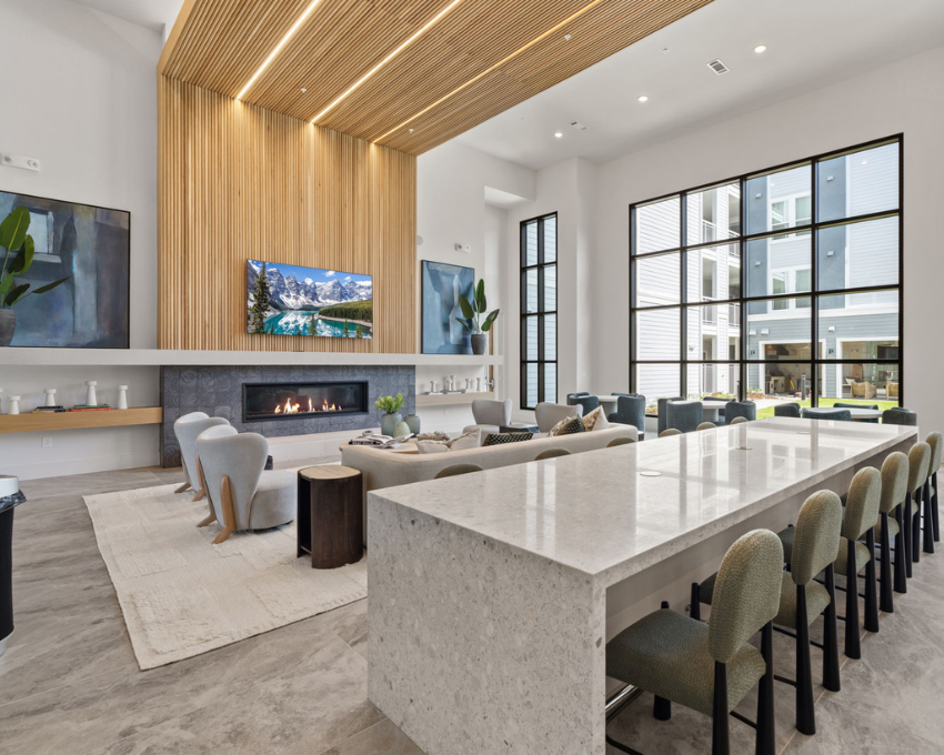 Ariza 290 West resident lounge