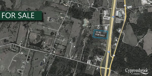 10 Acres on I-45 at Shephard Hill, Willis, TX 77318